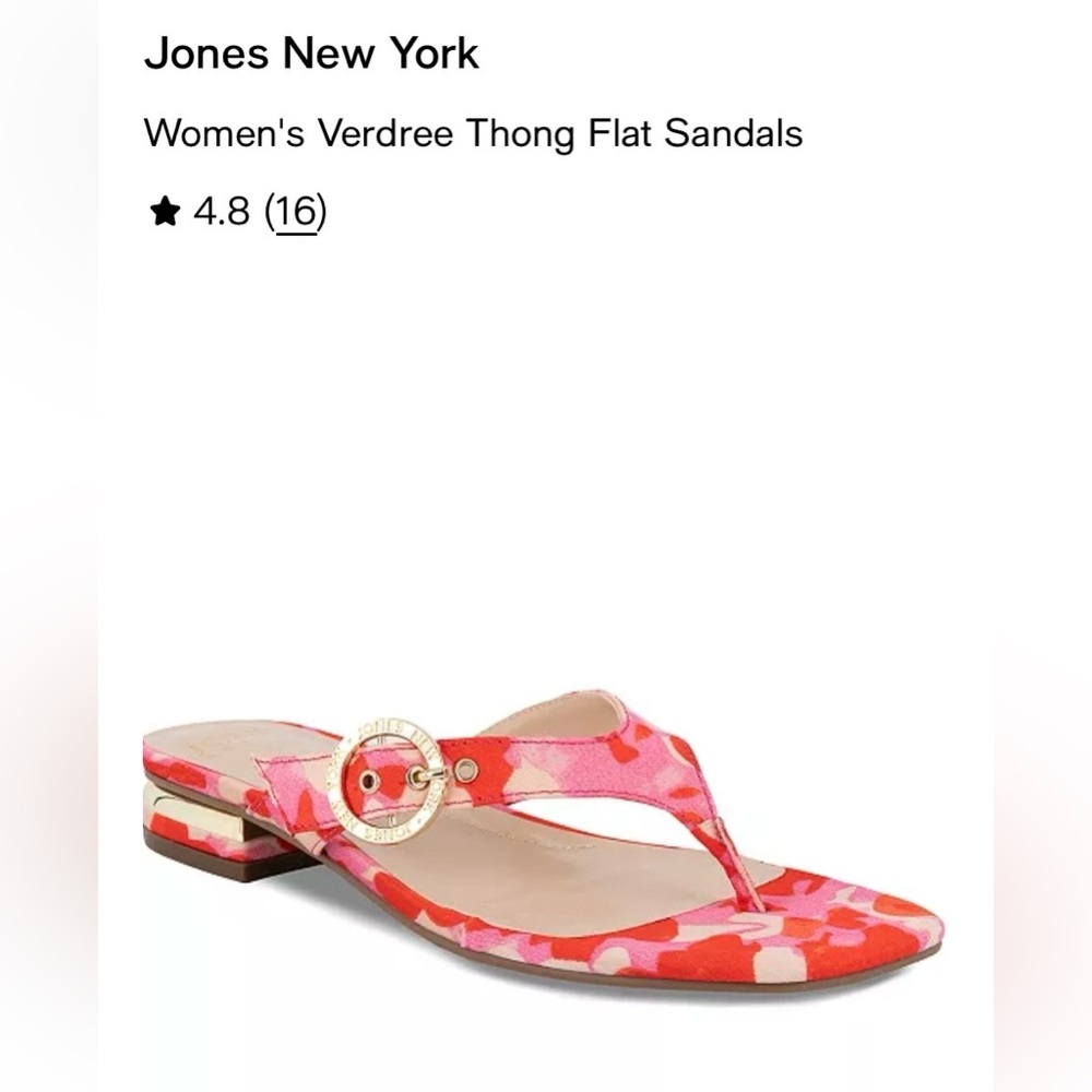 New Jones New York Verdree Pink multi sandal size 6.5